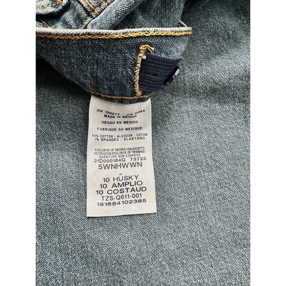 NWT Wrangler Five Star Boys Regular Adjust Waist Boot Cut Flex Comfort Jeans 10H - Picture 6 of 9